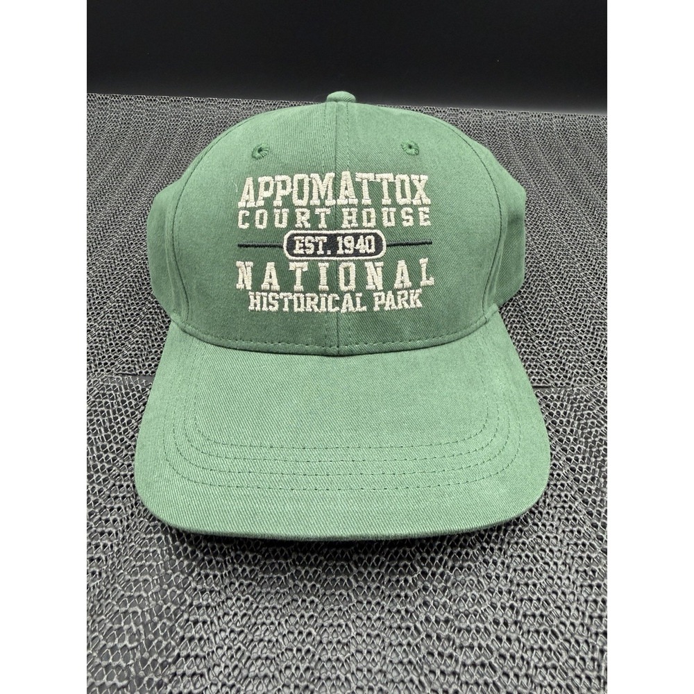 Appomattox Courthouse Natl.  Parks Baseball Cap Hat Green